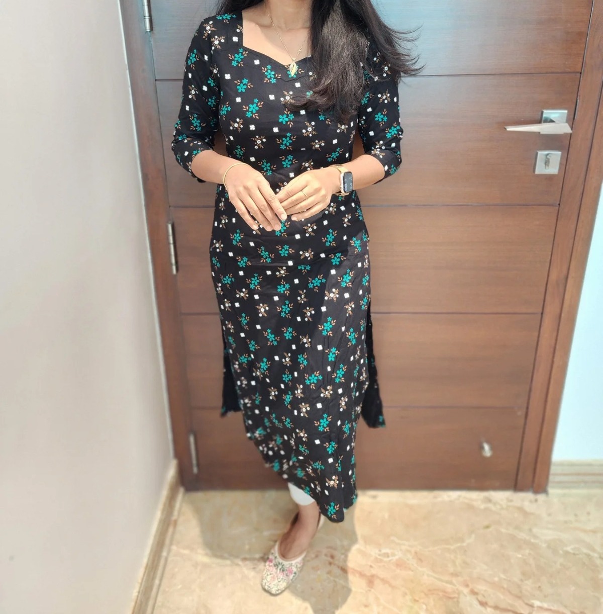 Anbarasi: Rayon Straight Cut Kurtis for Women | Trendy Indian Ethnic Wear by Aarral