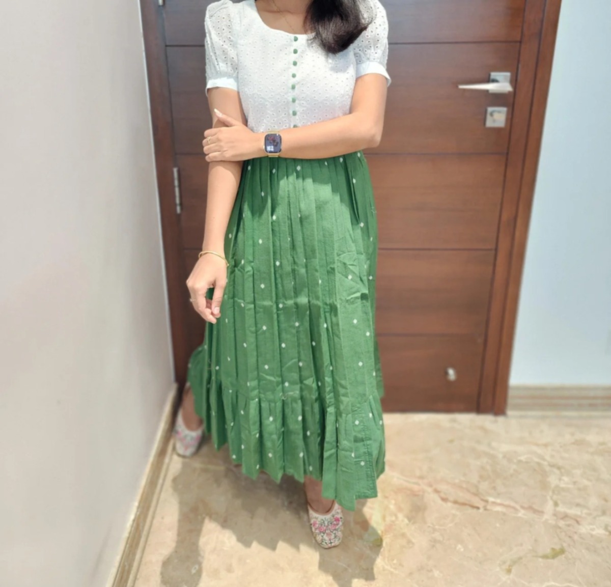 Anbarasi: Hakoba Style Western Wear Frock for Women | Trendy Ethnic Kurtis by Aarral