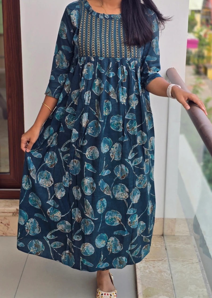 Anbarasi: Rayon Kurti Pant Cord Set for Women | Stylish Ethnic Co-ord Set by Aarral
