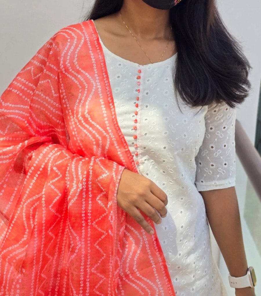 Anbarasi: Hakoba cotton salwar set full lining