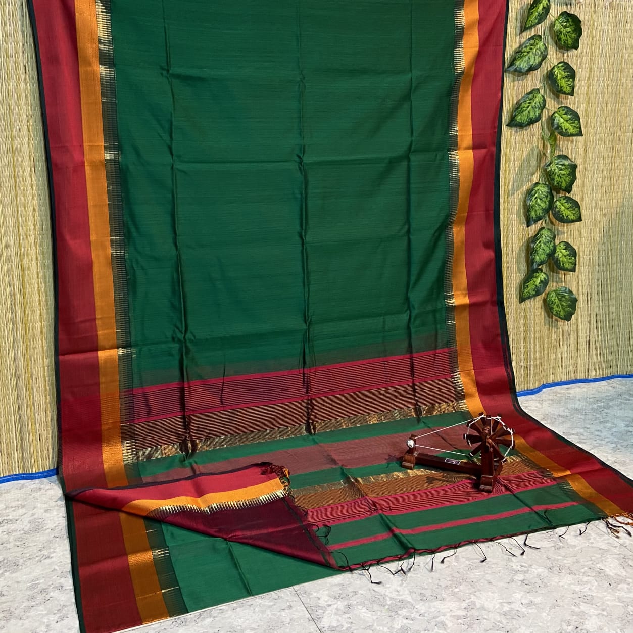 Maheshwari Cotton Silk Handloom Saree – Elegant New Design