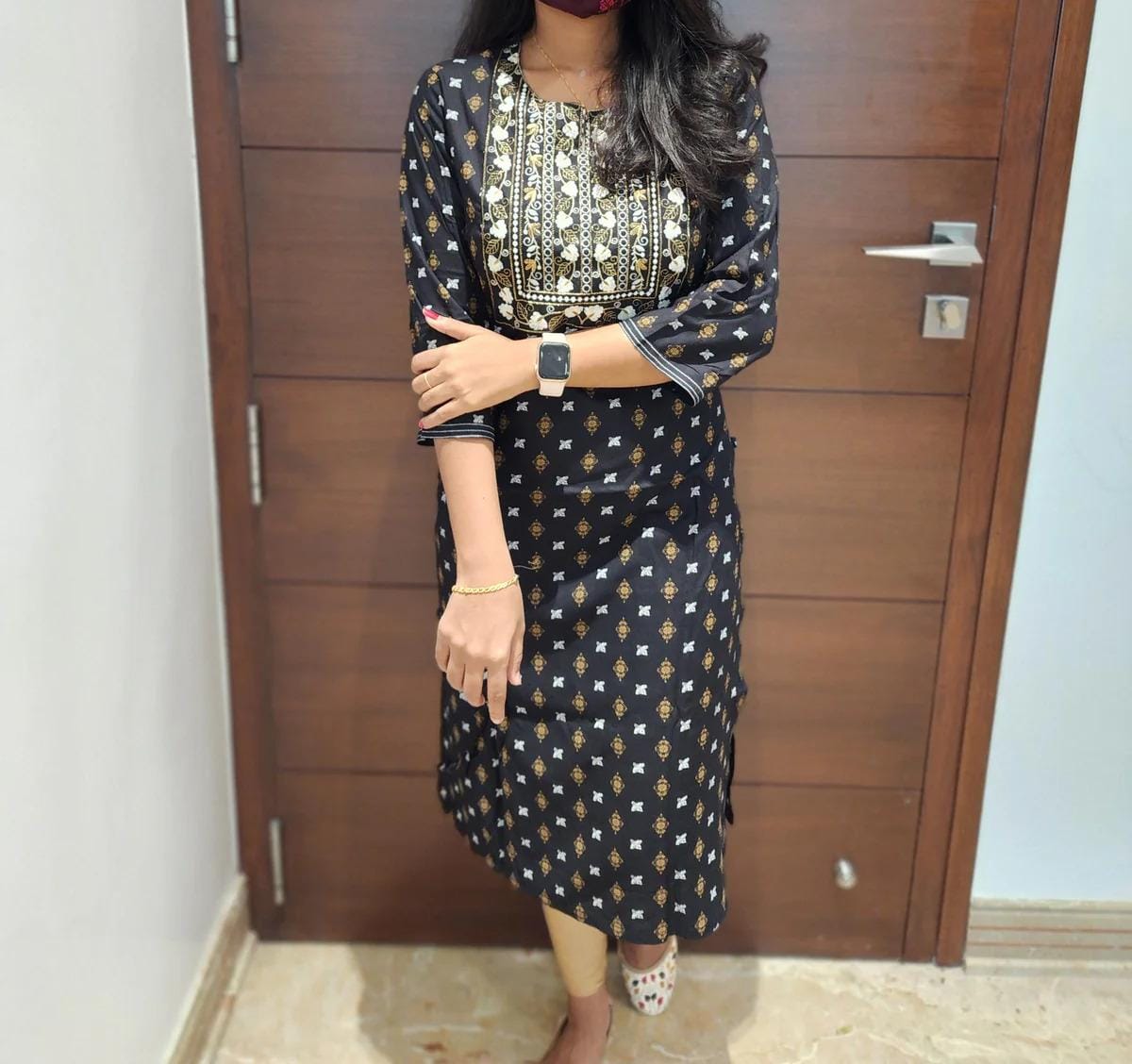 Rayon Straight cut kurtis 