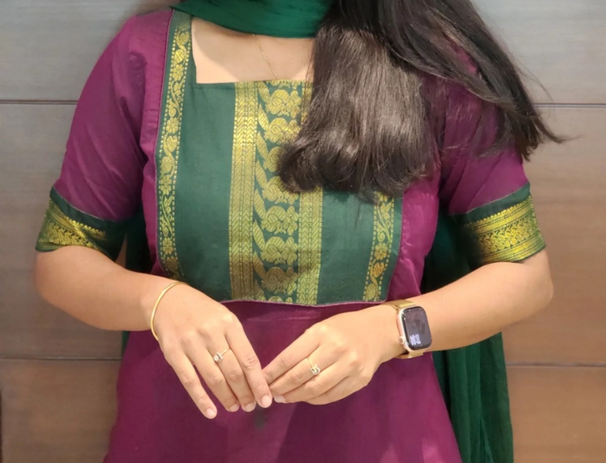 Anbarasi: Kanchi Cotton Straight Cut Kurti with Lining – Elegant Ethnic Wear