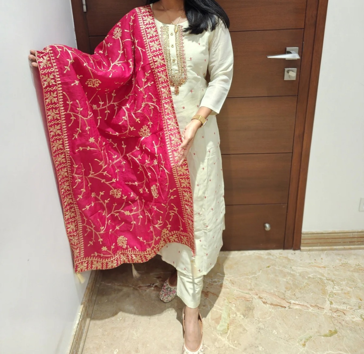 Anbarasi: Aarral Vichitra Silk Salwar Set with Dupatta – Premium Ethnic Wear