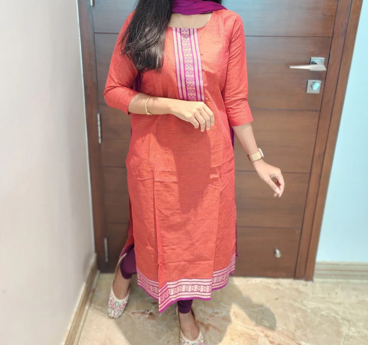 Anbarasi: Cotton Straight Cut Kurtis for Women – Elegant Aarral Kurtas Collection