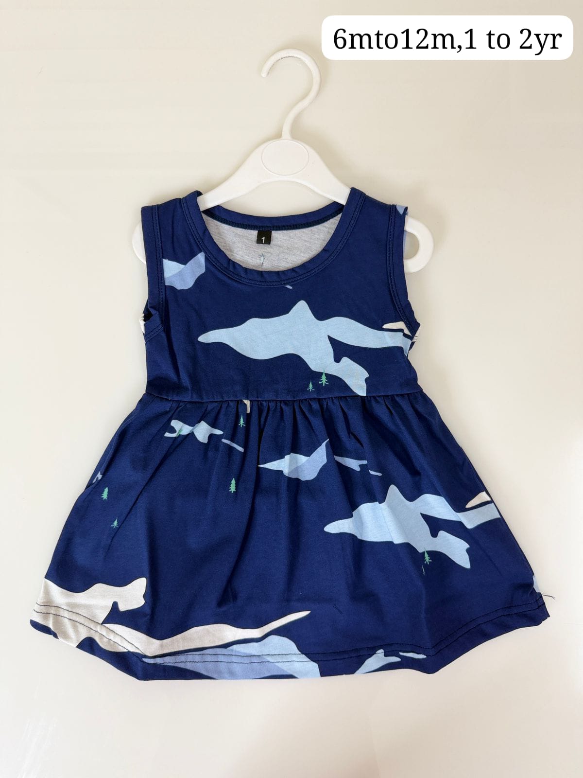 Breathable Sleeveless frocks for kids