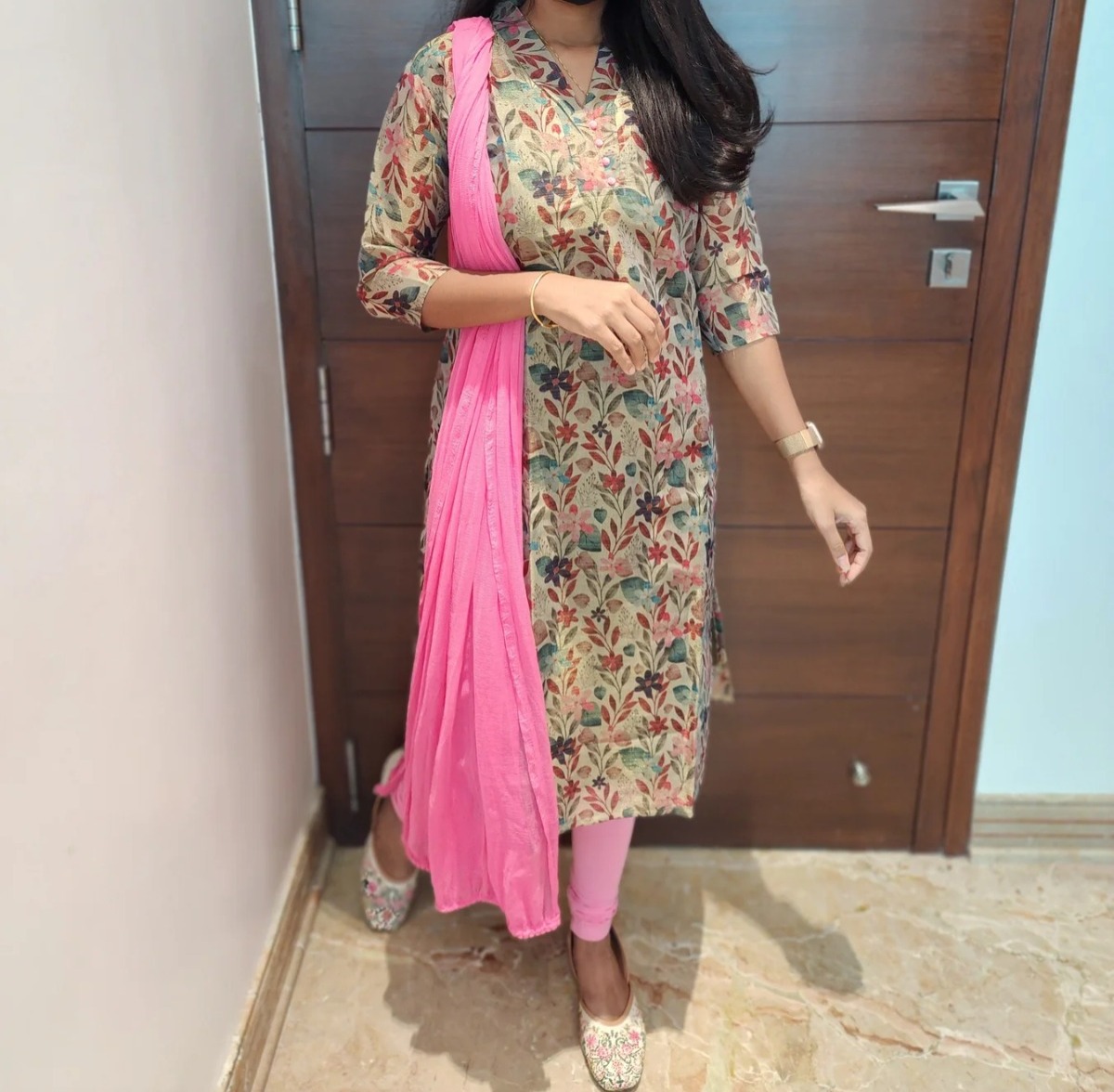 Anbarasi: Tussar Silk Straight Cut Kurti with Full Lining | Premium Ethnic Wear