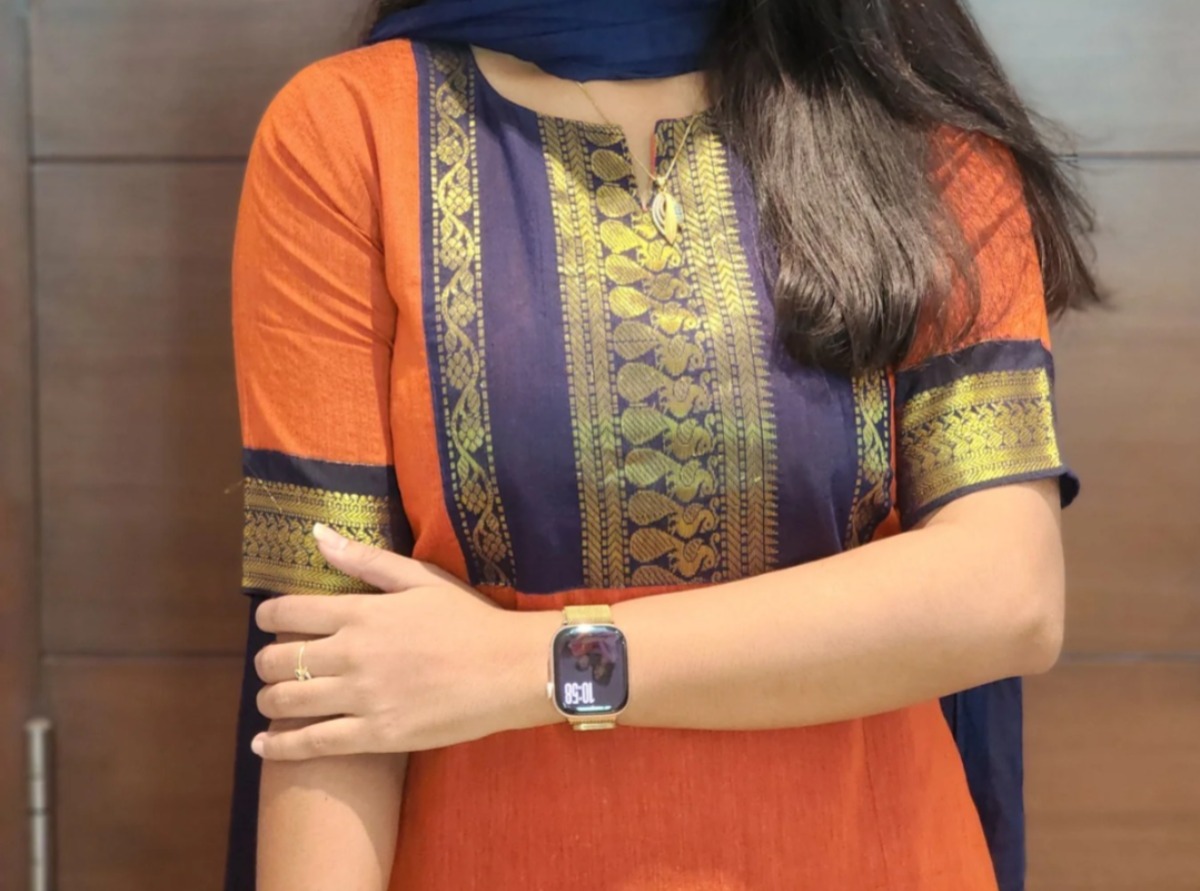 Anbarasi: Kanchi Cotton Straight Cut Kurti with Lining | Elegant Ethnic Wear by Aarral