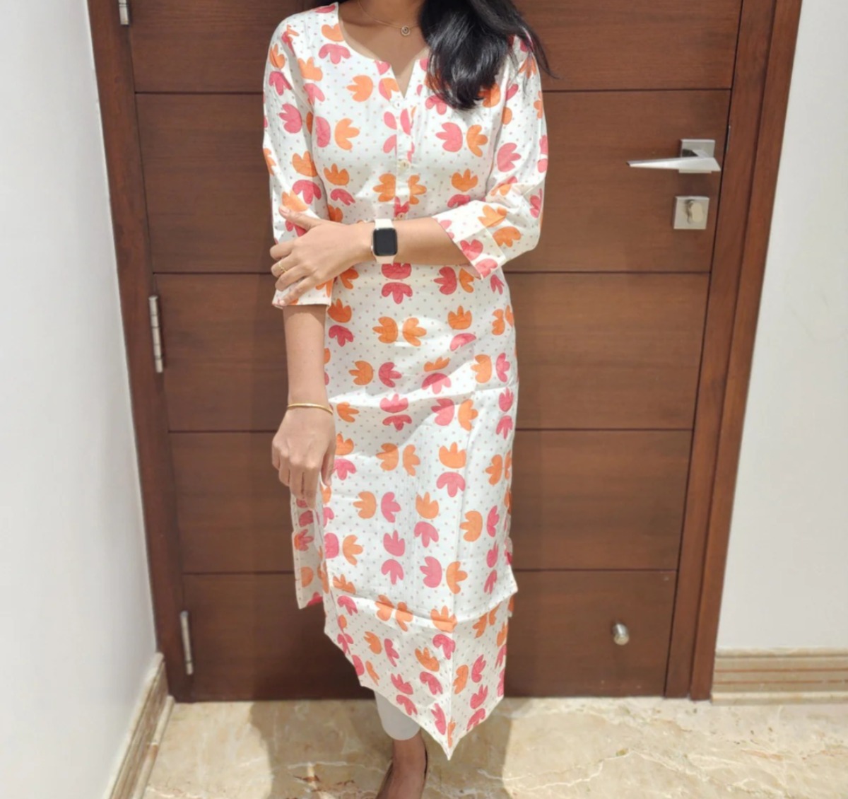 Anbarasi: Vatican Silk Straight Cut Kurti – 44