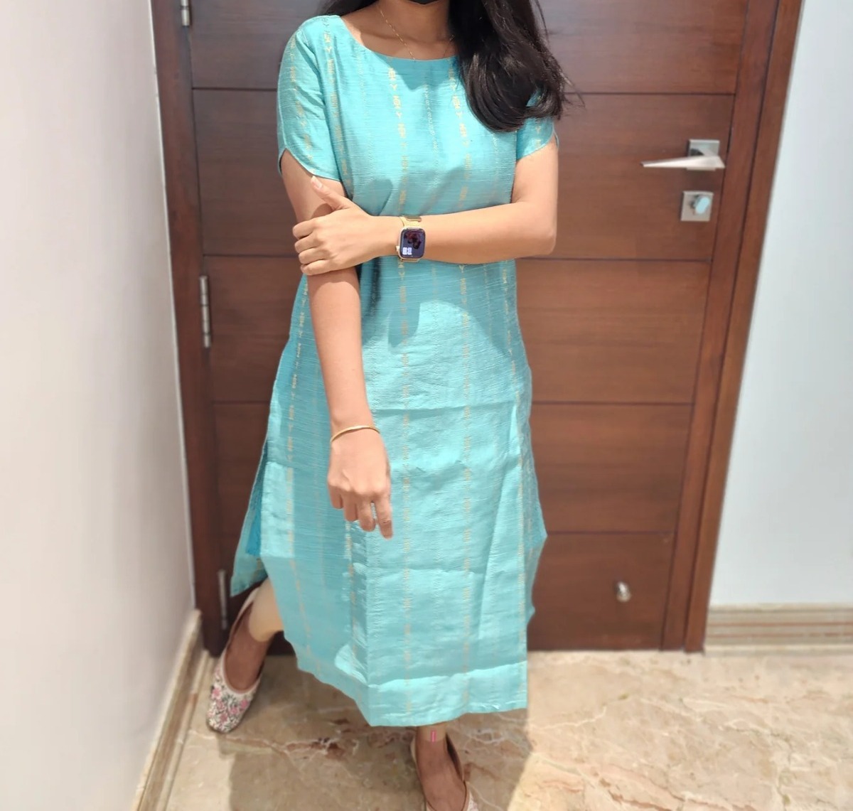 Anbarasi: Silk Cotton Straight Cut Kurti with Lining – Prebooking, S to XXL