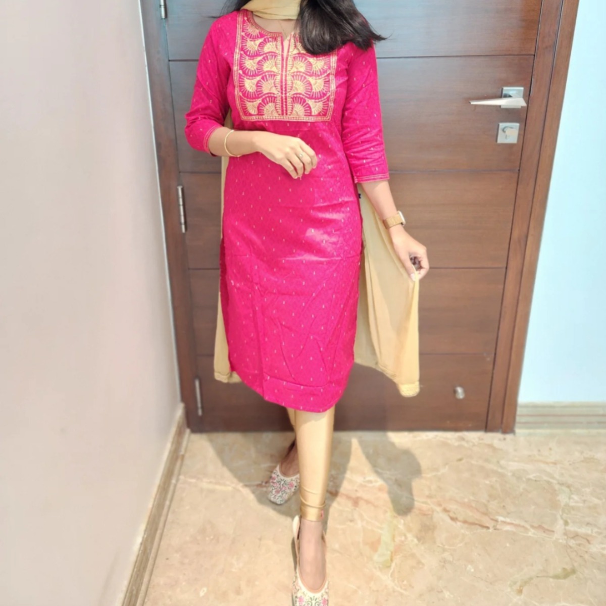 Anbarasi: Rayon Straight Cut Kurtis for Women | Elegant & Comfortable Ethnic Wear by Aarral