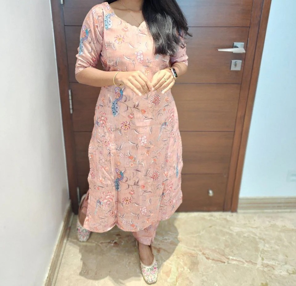 Cotton coord set kurti & pant