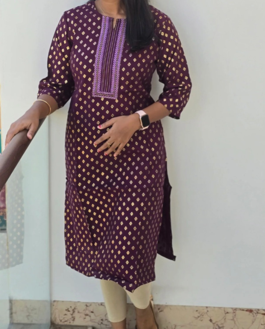 Anbarasi: Rayon Embroidered Straight Cut Kurtis – Pocket & Non-Pocket Styles, S-XXL