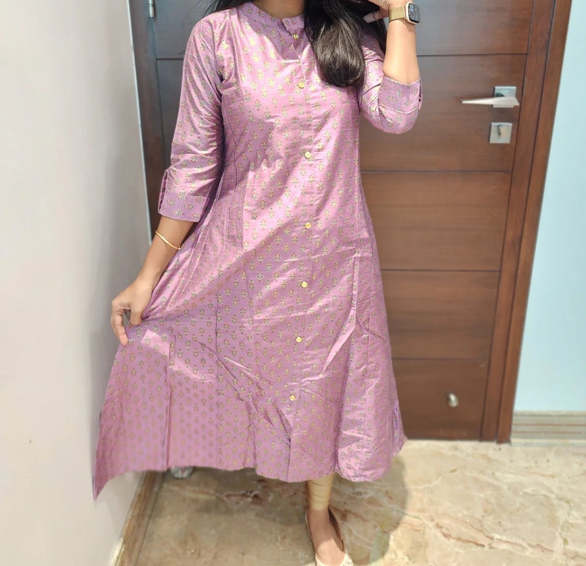 Anbarasi: Rayon A-Line Kurti – Elegant 47 Inch Ethnic Wear for Women (S–XXL)