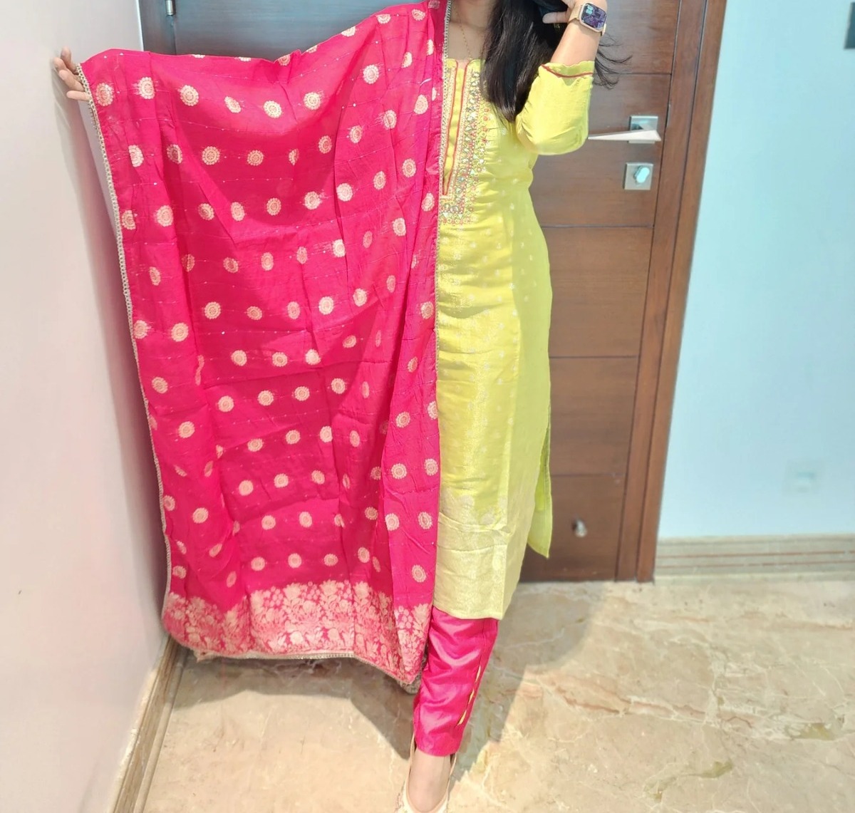 Anbarasi: Vatican salwar set 