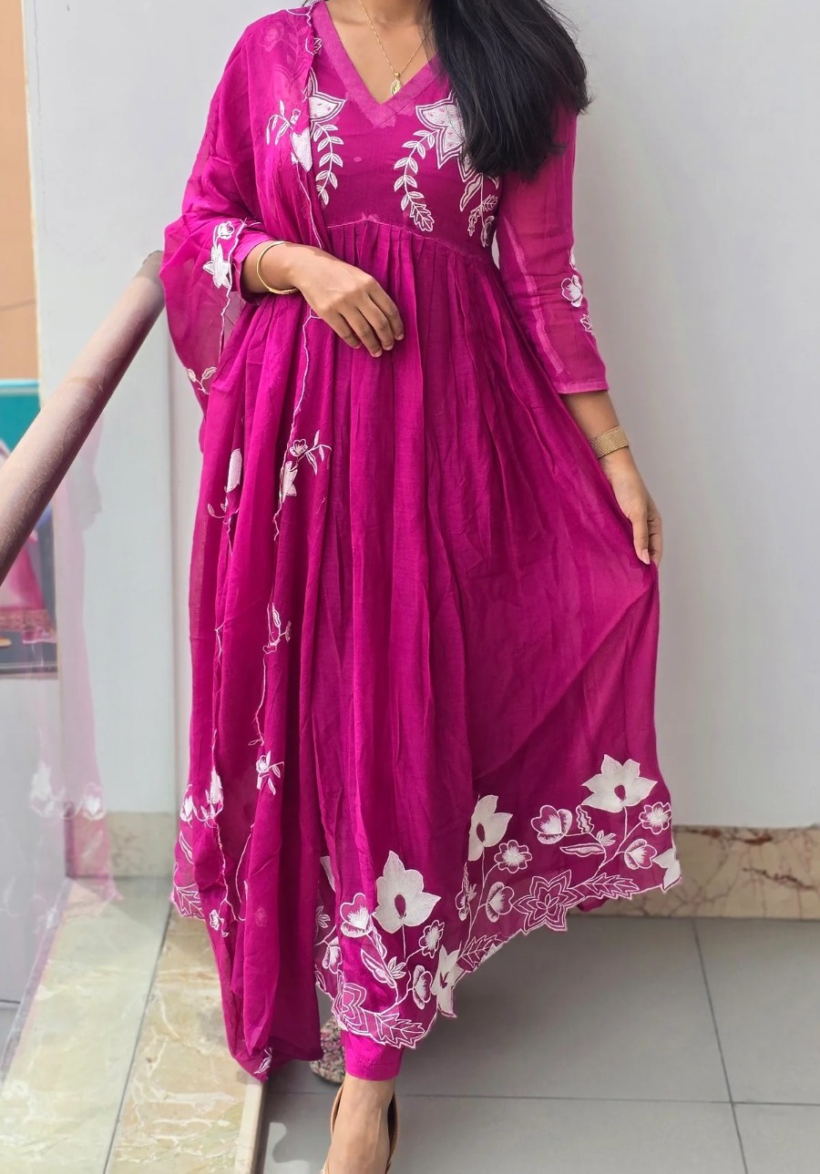 Anbarasi: Jaipur Cotton Salwar Set for Women – Ethnic Salwar Dress with Dupatta