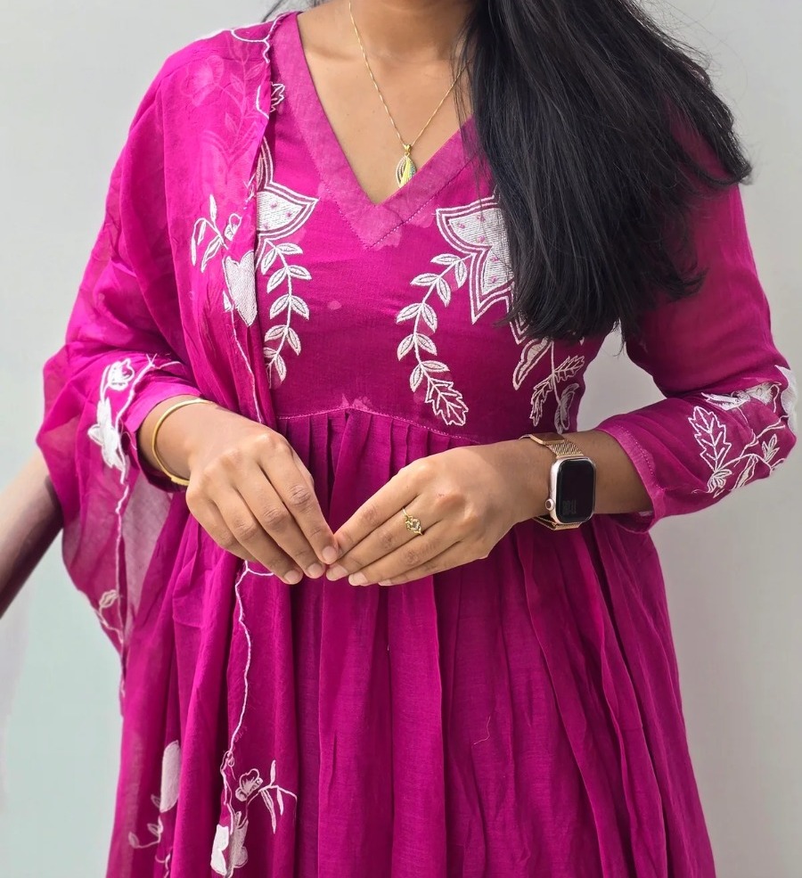 Anbarasi: Jaipur Cotton Salwar Set for Women – Ethnic Salwar Dress with Dupatta