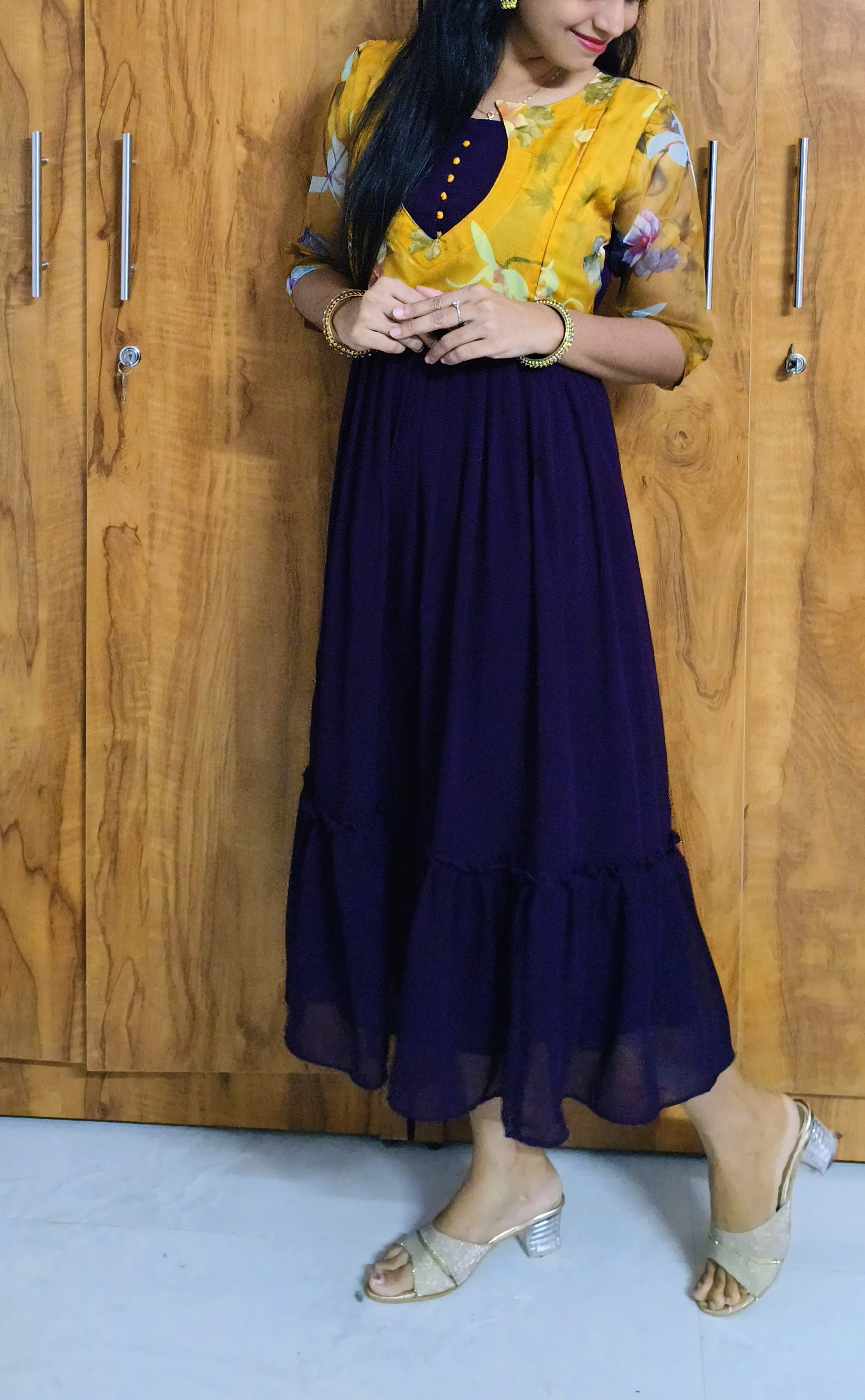 Georgette & Organza for maternity and feeding 