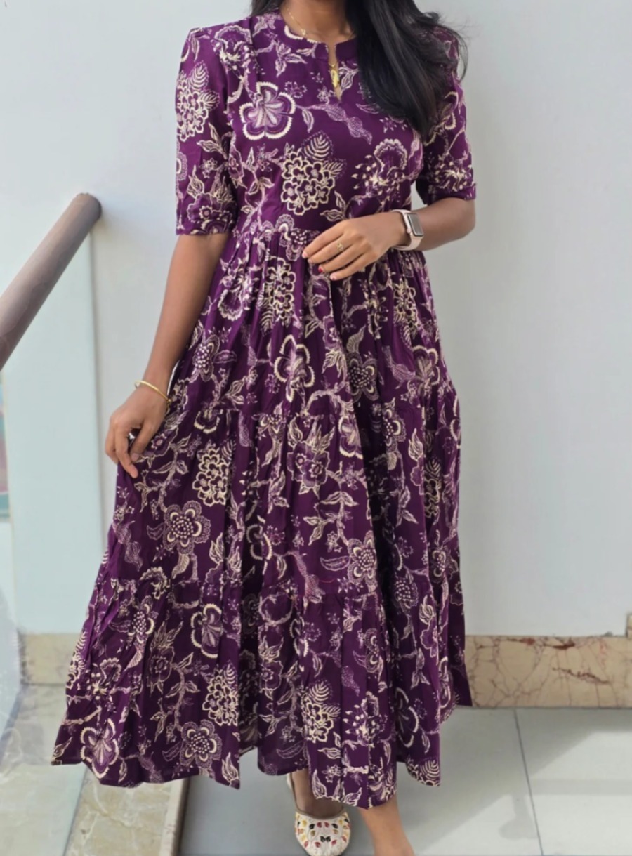 Anbarasi: Jaipur cotton Western maxi half lining with pocket 