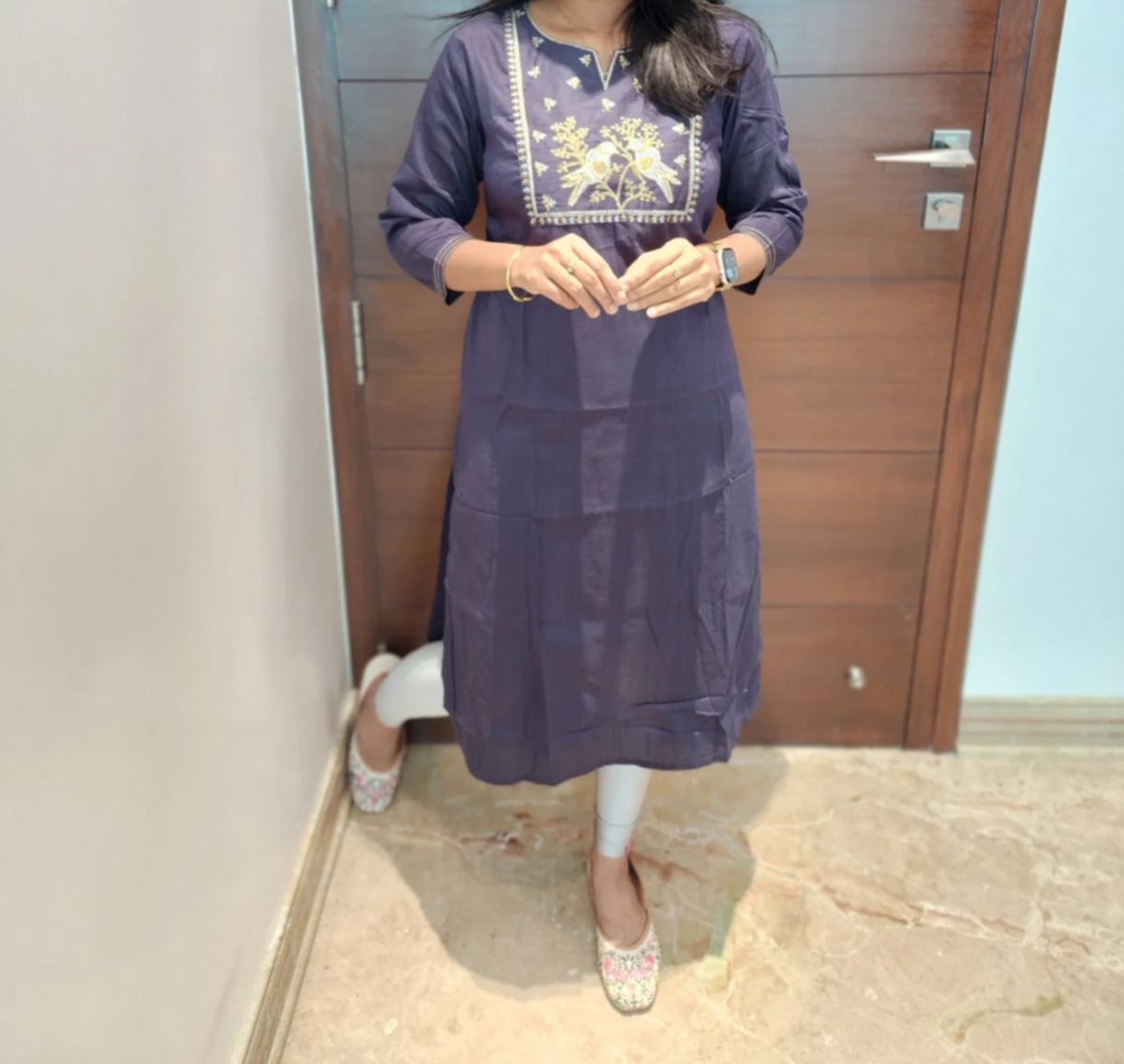 Anbarasi: Rayon Straight Cut Kurtis for Women | Elegant Daily & Office Wear by Aarral
