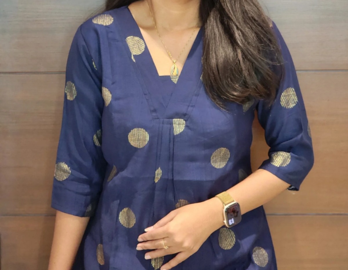 Anbarasi: Aarral Raw Silk Cord Set Kurti with Pant | Premium Ethnic Wear