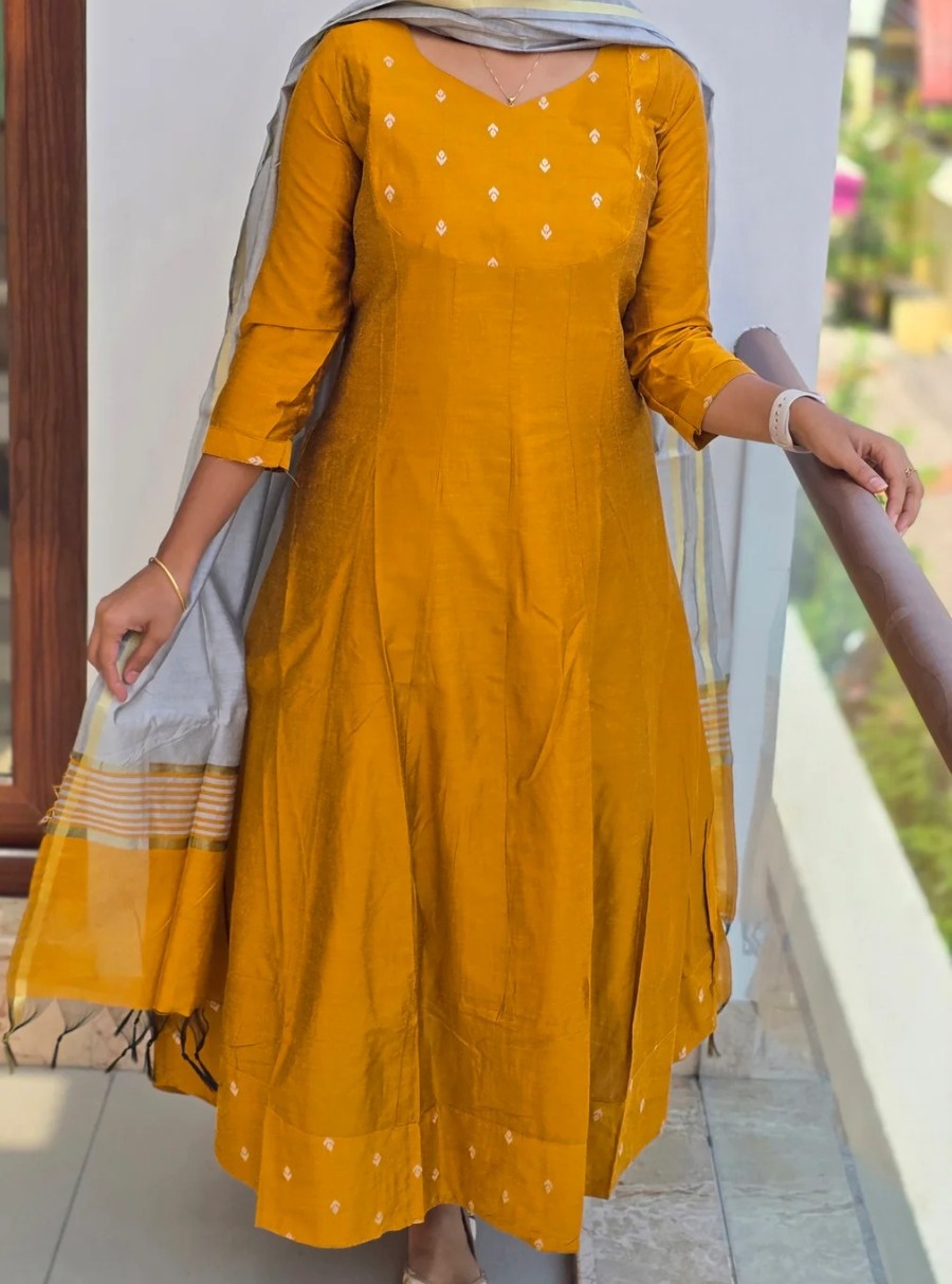 Silk cotton salwar set